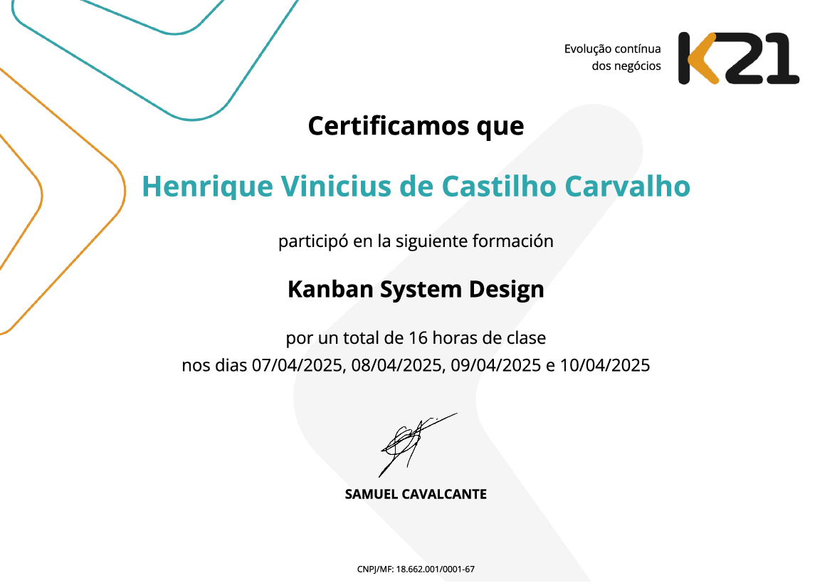 Certificado K21